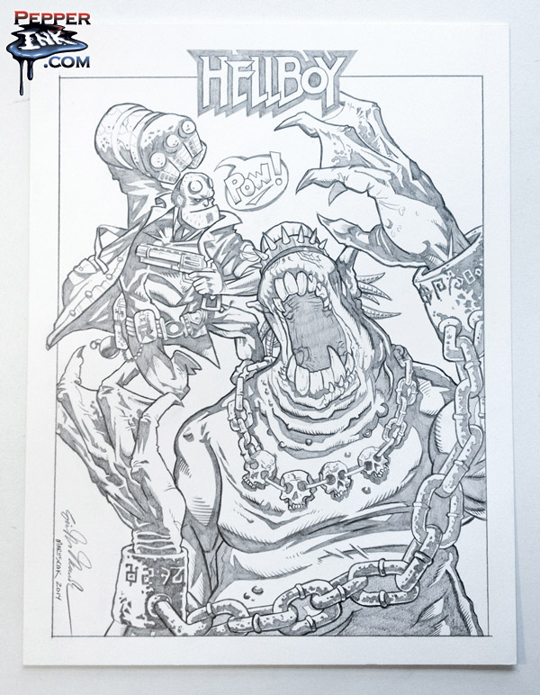 Read more about the article Hellboy Original for C2E2 Art Auction